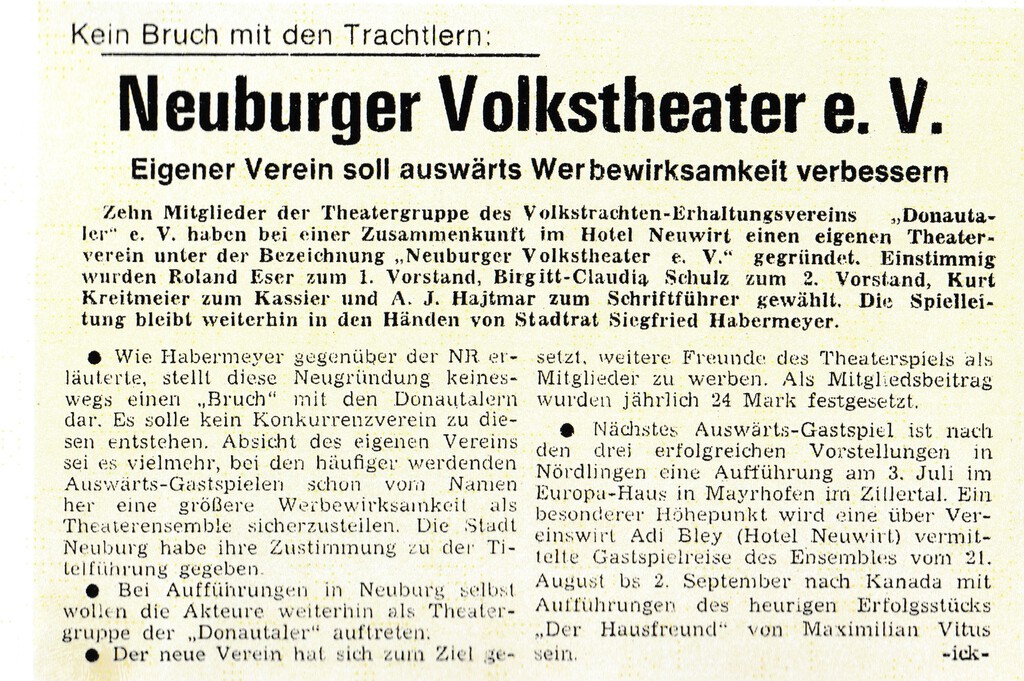 Neuburger Volkstheater e.V.
